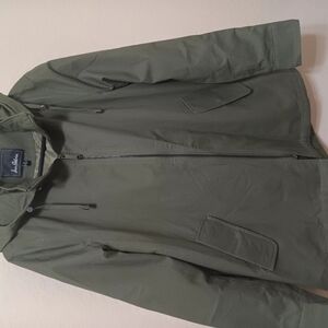 Green Hooded Jacket For Women